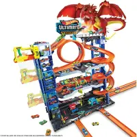 Hot Wheels Spiel-Parkgarage "Ultimative Garage", bunt, Fahrzeug-Spielwelten, KinderB:68cm H:105cm T:34cm, Spiel-Parkgarage, B:68cm H:105cm T:34cm