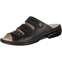 Finn Comfort Menorca Soft Damen Pantolette schwarz Glattleder - Größe: 36