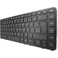T-ProTek DEUTSCHE-Tastatur Schwarz ,Schwarz Rahmen,Trackpoint für HP EliteBook 840 G1 F1R86AW