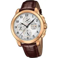 Jaguar Herren Uhr Chronograph Leder Armbanduhr Le Chronographe braun D2UJ977/1