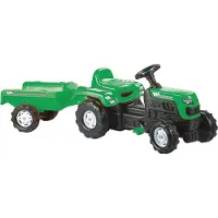 DOLU Traktor Ranchero mit Anhänger Grün