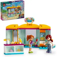 LEGO Friends Mini-Boutique, Spielzeug-Laden, kleines Make-Up-Set mit den Figuren Paisley und Candi, kreative Geschenke für 6-jährige Mädchen und Jungen 42608