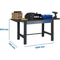 Simonwork (bancos De Trabajo) Bt6 Box Werkbank 830x1500x730 Mm
