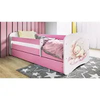 RAUMHIRSCH FURNITURE Kinderbett Jugendbett Schlafen 70x140, 80x160, 80x180 cm - Komplettset mit Schublade & Rausfallschutz
