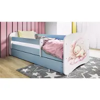RAUMHIRSCH FURNITURE Kinderbett Jugendbett Schlafen 70x140, 80x160, 80x180 cm - Komplettset mit Schublade & Rausfallschutz