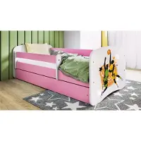 RAUMHIRSCH FURNITURE Kinderbett Jugendbett Basketball 70x140, 80x160, 80x180 cm - Komplettset mit Schublade & Rausfallschutz