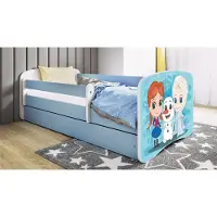 RAUMHIRSCH FURNITURE Kinderbett Jugendbett Eisberg 70x140, 80x160, 80x180 cm - Komplettset mit Matratze, Schublade & Rausfallschutz