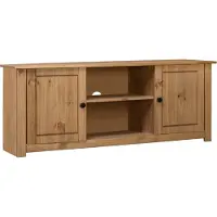 Syfax TV-Schrank 120 x 40 x 50 cm Massivholz Panama-Kiefer