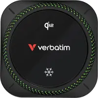 Verbatim Charge 'n' Drive Qi2 RGB, Auto, USB, Kabelloses Aufladen, 1 m, Schwarz