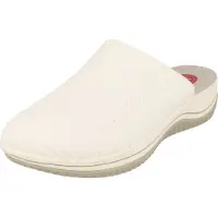Jana Vegan Damen Schuhe Komfort H-Weite Pantolette Slipper 8-27360-42 100 White