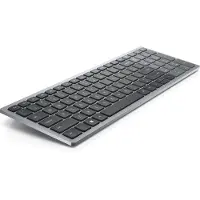 Dell Pro Plus kompakte Tastatur – KB740 - US international (QWERTY), Volle Größe (100%), Kabellos, RF Wireless + Bluetooth, Scherenschalter, QWERTY, Grau, Schwarz