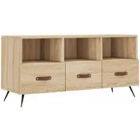 Syfax TV-Schrank Sonoma-Eiche 102x36x50 cm Holzwerkstoff