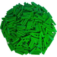 LEGO 50 Stück Steine 1x6, Grün