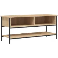 Syfax TV-Schrank Sonoma-Eiche 100 x 35 x 45 cm Holzwerkstoff