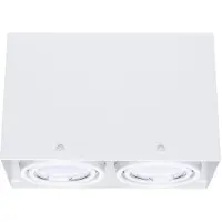 Milagro Deckenstrahler Milagro BLOCCO weiß 2x GU10 LED IP20