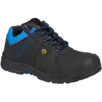 Portwest Sicherheitsschuh Compositelite Protector S3 ESD HRO Farbe: Schwarz/Blau Größe 47 -