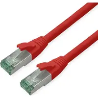 Roline RM Patchkabel Cat.6A S/FTP (PiMF), rot, 0,5 m