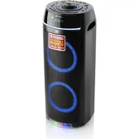 GoGen Bluetooth-Lautsprecher HAPPEE BPS 736 CD, 90W RMS, Bluetooth 5.0, 22h Akkulaufzeit, CD-Player, Karaoke, 64 cm