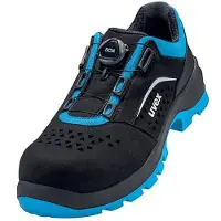 Uvex 2 xenova, Unisex, Erwachsener, Sicherheitsschuhe, Schwarz, Blau, 24 cm, S1