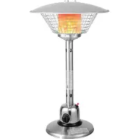 Costway Terrassenheizer für Tischplatte mit beschwertem Sockel, 4000W