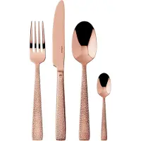 Sambonet Siena Edelstahl/PVD Kupfer Besteck 24tlg.Vh. S0197-S00018-S0037 52717C81
