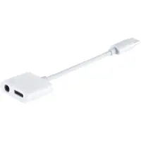 Shiverpeaks BS14-05022, Weiß, USB C, 3.5mm + USB C, 0,07 m, Männlich, Weiblich