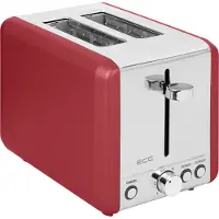Ecg ST 2708 Tradizione Corsa, 2 Scheibe(n), Schwarz, Rot, Tasten, Drehregler, 925 W, 220-240 V, 50/60 Hz