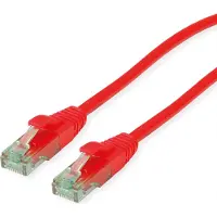 Roline RM Patchkabel Cat.6A UTP, rot, 0,5 m
