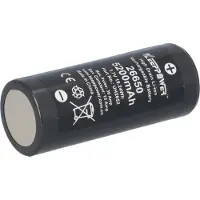 Keeppower UH2655 26650 Akku 5500 mAh 3.6 V | Li-Ion Hochstromzelle ohne Schutz
