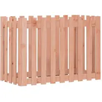 Syfax Hochbeet Lattenzaun-Design 100x50x70 cm Massivholz Douglasie