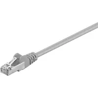 Goobay 20x 50878 CAT 5e Patchkabel, SF/UTP, grau, 20 m - Kupferummantelter Aluminiumleiter (CCA)
