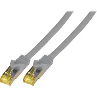 EFB Elektronik MK7001.7,5GR RJ45 Patchkabel Cat.6A S/FTP LSZH Cat.7 Rohkabel grün 7,5m MK700175GR
