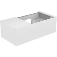 Keuco Edition 11 Waschtischunterbau 1050 x 350 x 535 mm rechts (705 mm Öffnung) mit 1 Auszug - Anthrazit Strukturlack - 31154390000
