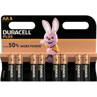 Duracell Plus Power, Einwegbatterie, AA, Alkali, 1,5 V, 8 Stück(e), Schwarz, Orange