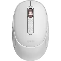 MARVO WM111SW Kabellose Optische Maus mit Sechs programmierbare Tasten, 1600 DPI, Weiss