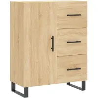 Syfax Sideboard Sonoma-Eiche 69,5x34x90 cm Holzwerkstoff