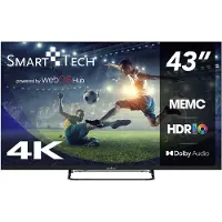 SMART Technologies 43UW02V, 109,2 cm (43"), 3840 x 2160 Pixel, DLED, Smart-TV, WLAN, Schwarz