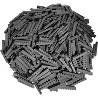 LEGO 25 Stück Steine 1x8, Dunkelgrau