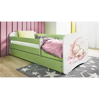 RAUMHIRSCH FURNITURE Kinderbett Jugendbett Schlafen 70x140, 80x160, 80x180 cm - Komplettset mit Schublade & Rausfallschutz