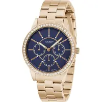 Inna marka Neue Original Damenuhr Strand by Obaku S707LMVLSV gold, Box