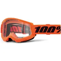 100% Strata 2 Sonnenbrille Orange Clear Lens/CAT0 Orange Clear Lens/CAT0