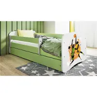 RAUMHIRSCH FURNITURE Kinderbett Jugendbett Basketball 70x140, 80x160, 80x180 cm - Komplettset mit Matratze, Schublade & Rausfallschutz