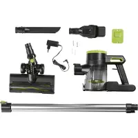 DS Produkte CLEANmaxx 14866, 2-in-1-Stabstaubsauger, Beutellos, Schwarz, Grün, Rechteckig, Acrylnitril-Butadien-Styrol (ABS), Kupfer, Polypropylen (PP), Stahl, Trocken