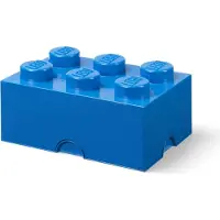 LEGO Brick 6 Aufbewahrungsbox, blau -