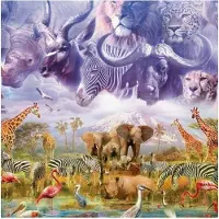 Schmidt Puzzle 1000T Tiere an der Wasserstelle