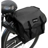 Dresco Doppeltasche Basic Schwarz 30 Liter