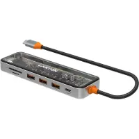 Canyon DS-13, USB Typ-C, HDMI, USB 3.2 Gen 1 (3.1 Gen 1) Type-A, USB 3.2 Gen 1 (3.1 Gen 1) Type-C, MicroSD (TransFlash), SD, 5000 Mbit/s, 30 Hz, 3840 x 2160 Pixel