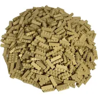 LEGO 25 Steine 1x4, Beige