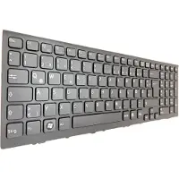 T-ProTek Schwarz - Deutsche Tastatur + Rahm Kompatibel für 18602149 SB0SQ UK V1 4H+N5C0M.00U