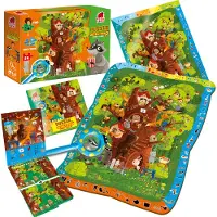 Roter Käfer RK1080-04 Lernspiel. Puzzle-Detektiv "Waldgeschichte"